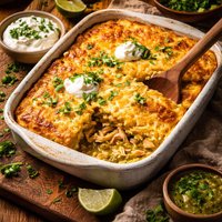 Chicken Souiza Cornbread Casserole