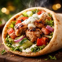 Chicken Souvlaki Wrap