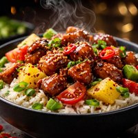 Chicken Spicy Hawaiian Teriyaki Rice Bowl