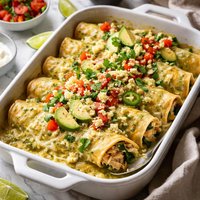 Chicken Spinach Enchiladas