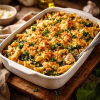 Chicken Spinach Pasta Casserole
