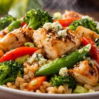 Chicken Stir Fry Dinner Lite Bleu