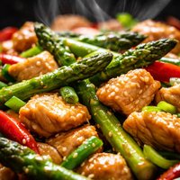 Chicken Stir Fry with Asparagus