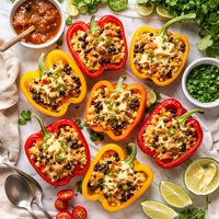 Chicken Stuffed Bell Peppers