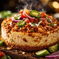 Chicken Taco Cheesecake