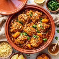 Chicken Tagine with Apricots and Honey