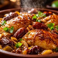 Chicken Tagine with Dates and Honey