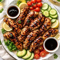 Chicken Tenders W Balsamic Vinegar Glaze