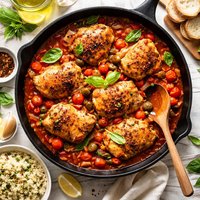Chicken Thighs in Tomato Sauce
