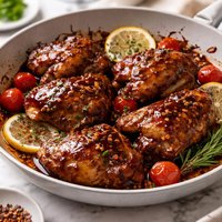 Chicken Thighs with Balsamic Vinegar