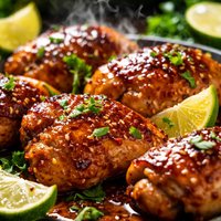 Chicken Thighs with Lime and Honey Oamc