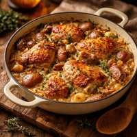 Chicken Thyme and Shallot Casserole