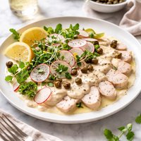 Chicken Tonnato Lightened Brightened