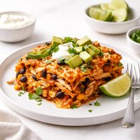 Chicken Tortilla Enchilada Bake