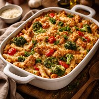 Chicken Vegetable Pasta Bake