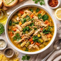 Chicken Vegetable Pasta Soup