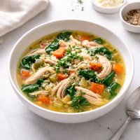 Chicken Vegetable Soup with Orzo
