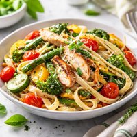 Chicken Veggie Pasta Primavera