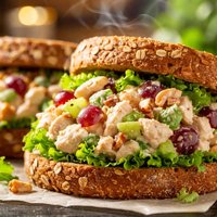 Chicken Waldorf Sandwiches Diabetic