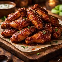 Chicken Wings in Honey Bbq Sauce