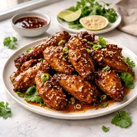 Chicken Wings with Honey Soy and Sesame