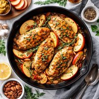 Chicken with Apples and Almonds