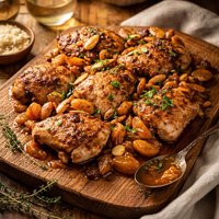 Chicken with Apricot and Almonds