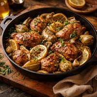 Chicken with Artichokes and Lemons
