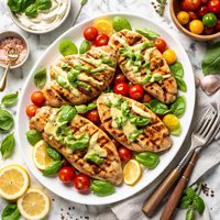 Chicken with Basil Mayonnaise