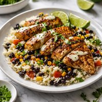 Chicken with Black Beans and Rice