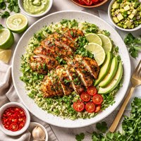 Chicken with Cilantro Rice