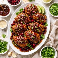 Chicken with Cranberry Hoisin Sauce