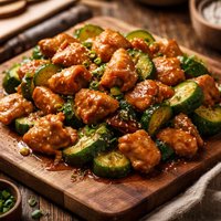 Chicken with Cucumbers