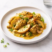 Chicken with Curry and Apples