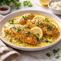 Chicken with Curry and Lemon Sauce