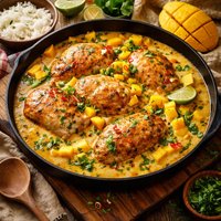 Chicken with Mango Coconut