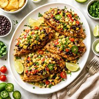 Chicken with Mexican Topping