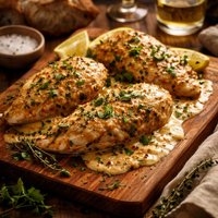 Chicken with Mustard and Wine Sauce Adopted