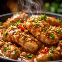 Chicken with Peanut Sauce