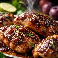 Chicken with Plum Barbecue Sauce