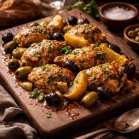 Chicken with Preserved Lemons and Olives