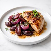 Chicken with Purple Onions
