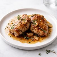 Chicken with Sherry Vinegar and Garlic