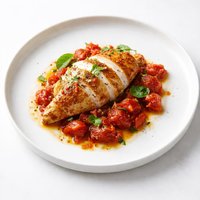 Chicken with Stewed Tomatoes