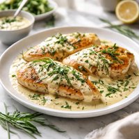 Chicken with Tarragon Cream Sauce