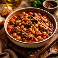 Chickpea and Beef Stew