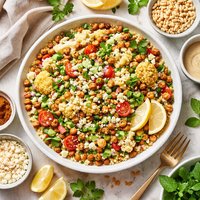 Chickpea and Cauliflower Couscous