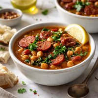 Chickpea and Chorizo Soup
