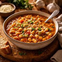 Chickpea and Pasta Soup