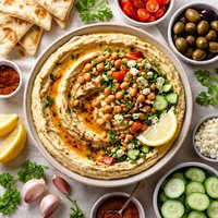 Chickpea Appetizer Hummus Habb